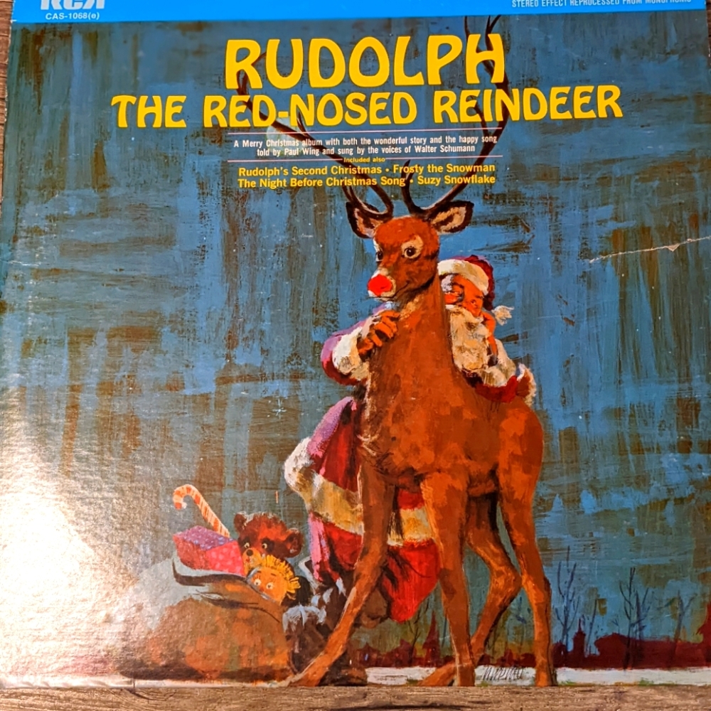 Rudolph the Red Nose Reindeer Vinyl Record